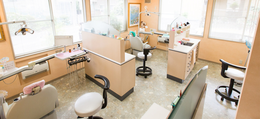 ホワイト歯科クリニックの診察室