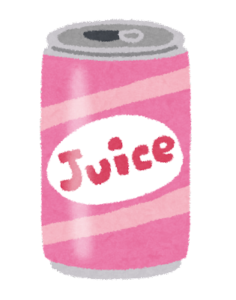 缶ジュースのイラスト